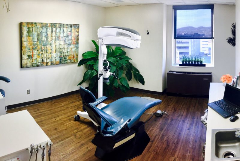 Examination room at Capitol Endodontics in Charleston, WV