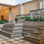 Lobby of the former Daniel Boone Hotel - Capitol Endodontics office in Charleston, WV